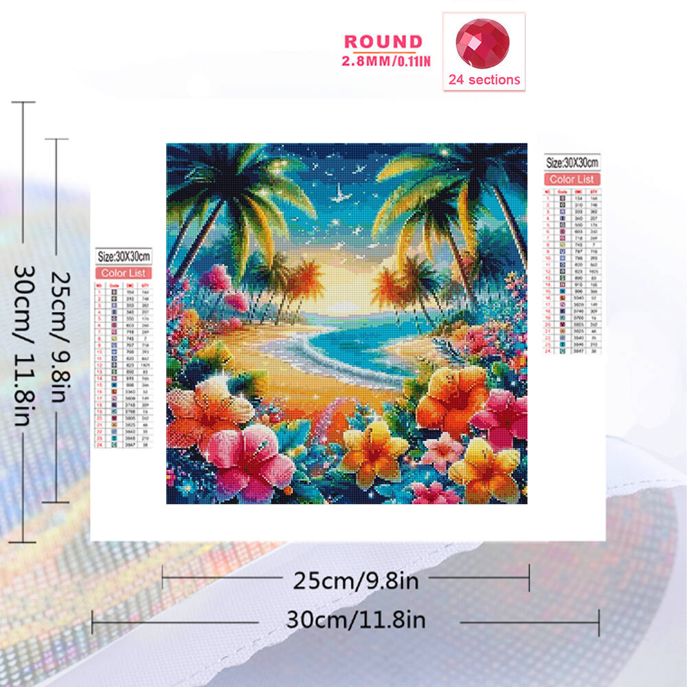 Diamantmalerei, Meereslandscha – Photo Mosaic Print Bewertung und Preis