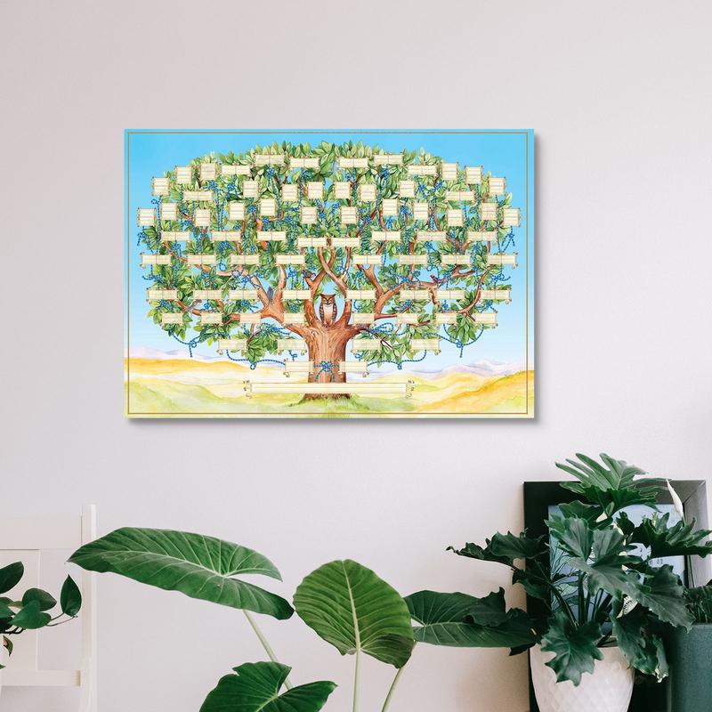 Ausfüllbares Stammbaum-Diagram – Family Tree Print Bewertung und Preis