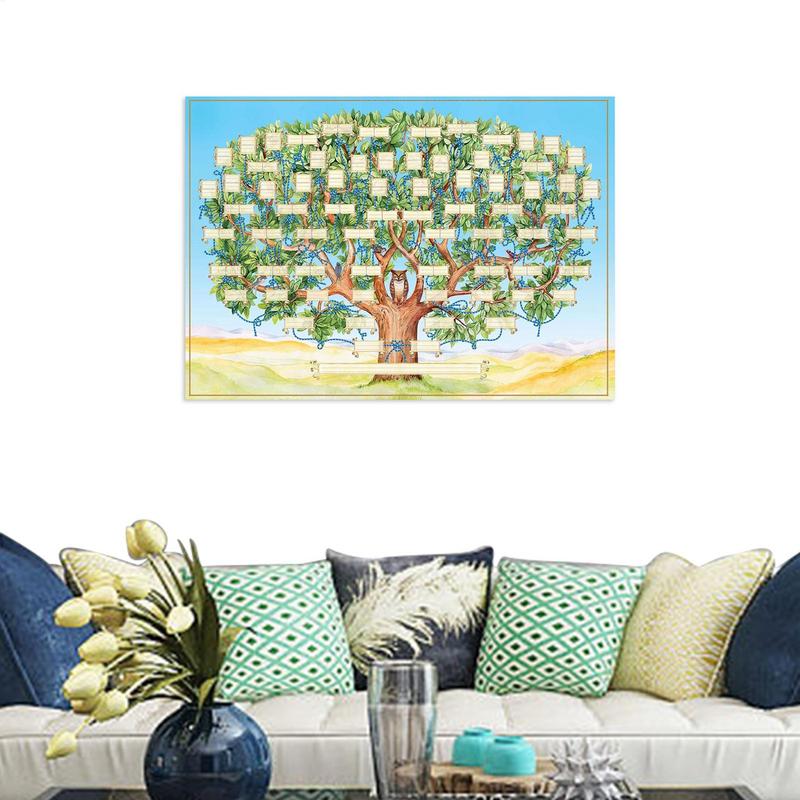 Ausfüllbares Stammbaum-Diagram – Family Tree Print Bewertung und Preis