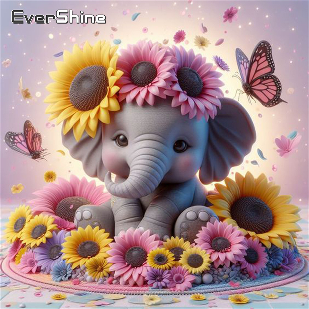 Evershine Elefant Diamant Male – Photo Mosaic Print Bewertung und Preis