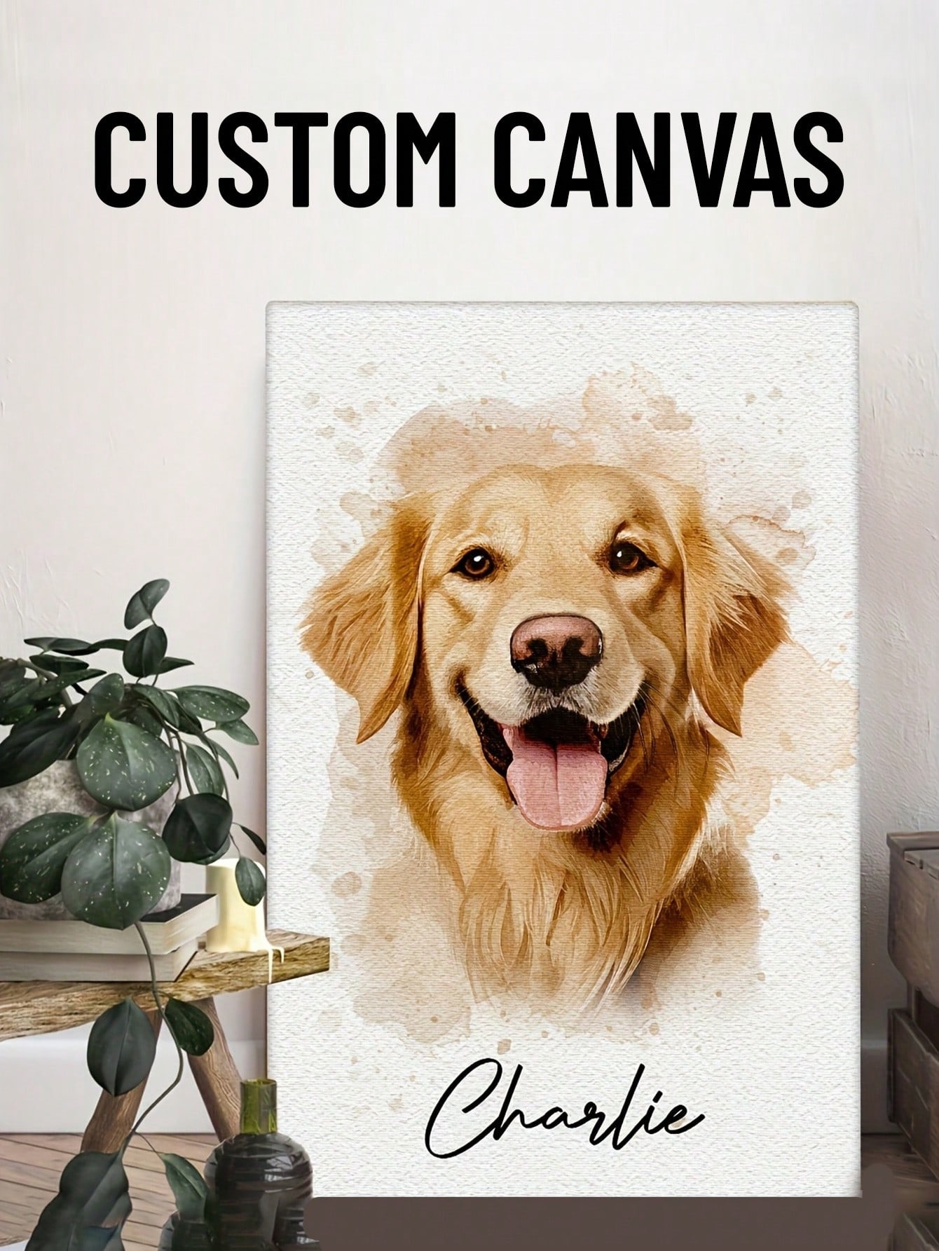 Personalisierter Aquarell-Haus – Pet Portrait Custom Bewertung und Preis
