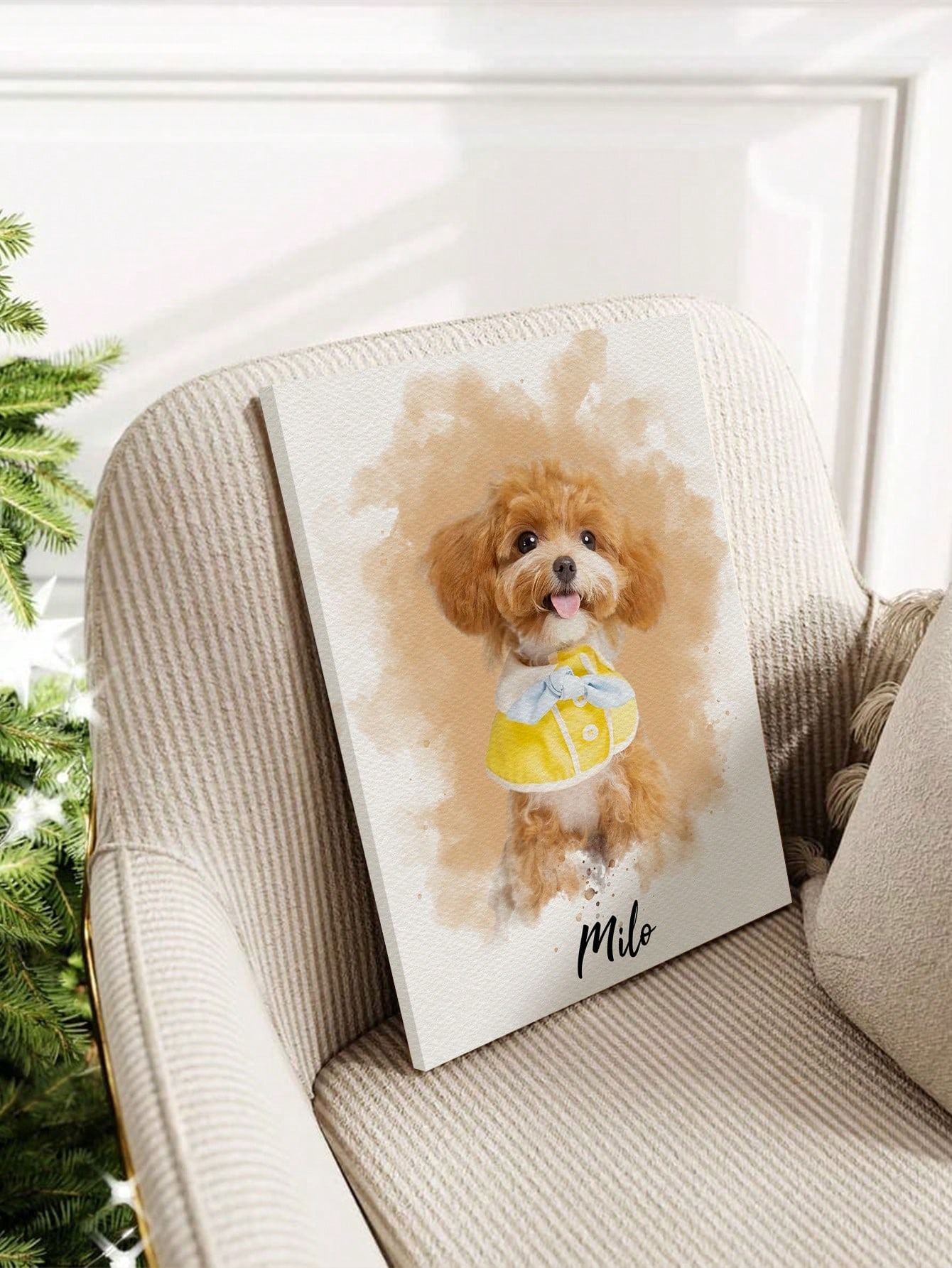 Personalisierter Aquarell-Haus – Pet Portrait Custom Bewertung und Preis