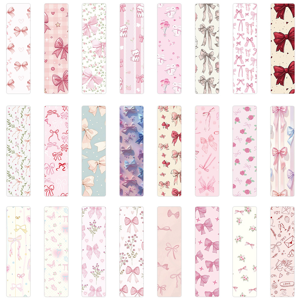 24 Stück/Set Kawaii Schleifen- – Dried Flower Bookmark Bewertung und Preis