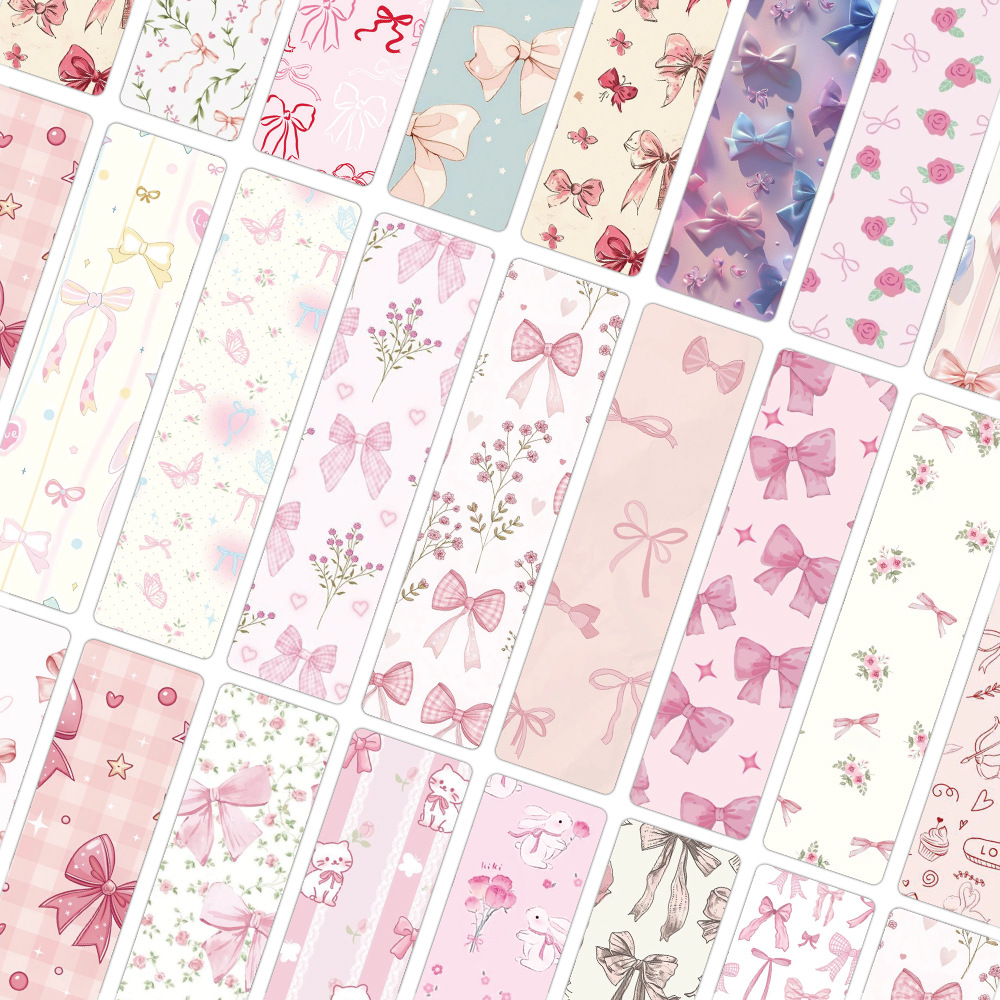 24 Stück/Set Kawaii Schleifen- – Dried Flower Bookmark Bewertung und Preis