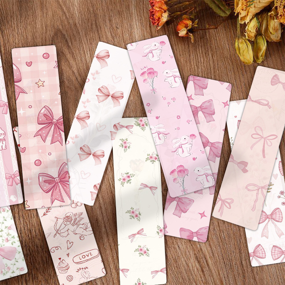 24 Stück/Set Kawaii Schleifen- – Dried Flower Bookmark Bewertung und Preis