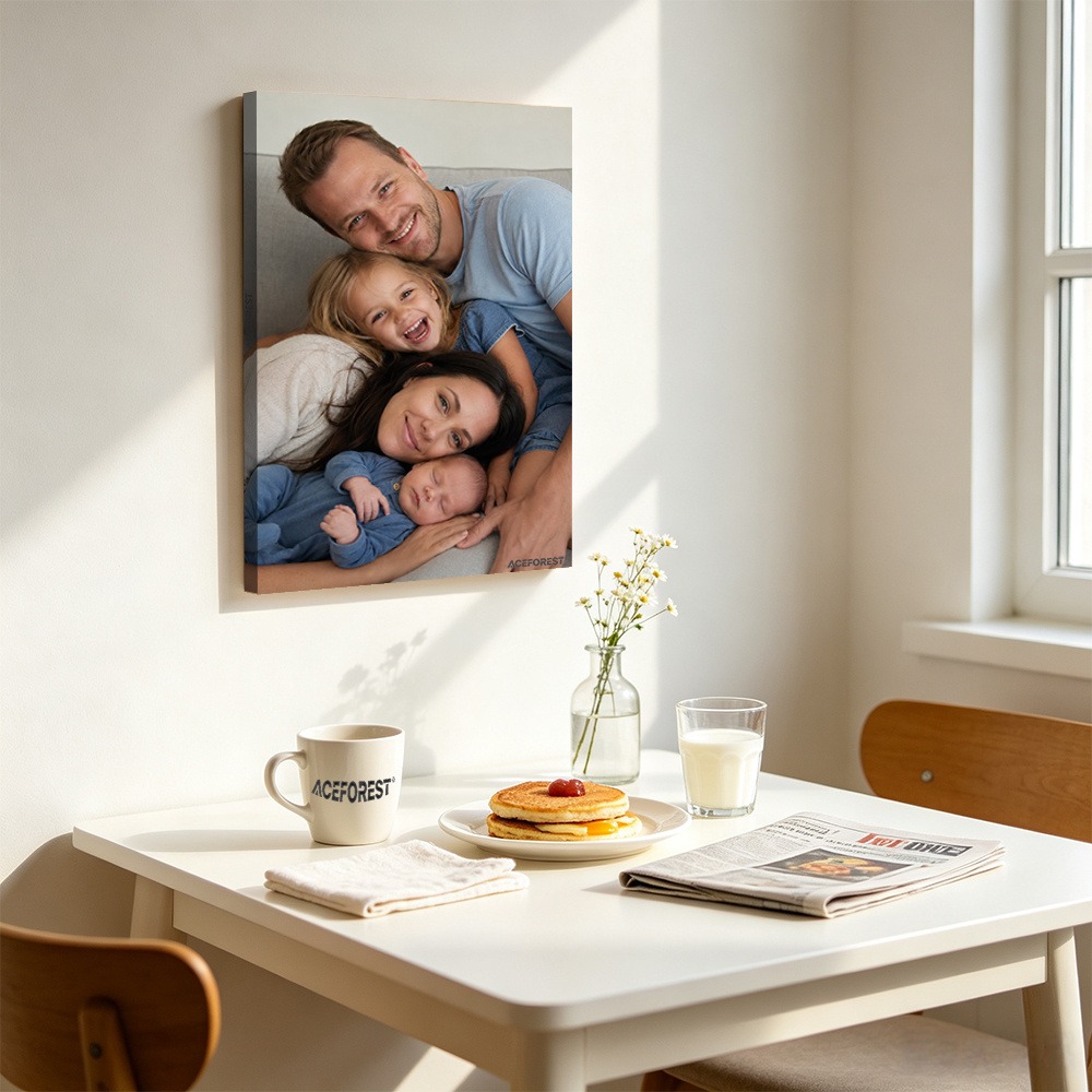 2D Personalisierte Foto-Leinwa – Engraved Wood Frame Bewertung und Preis